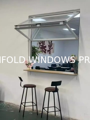 Wholesale Soundproof Standard Size Glass Profile Aluminium Folding Windows