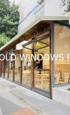 Hot Trends Folding Balcony Window Invisible Flyscreen Aluminium Casement