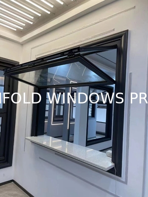 China Aluminum Bifold Window Double Glazing Tempered Glass Aluminium Folding Windows