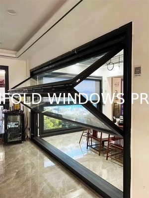 China Aluminum Bifold Window Double Glazing Tempered Glass Aluminium Folding Windows