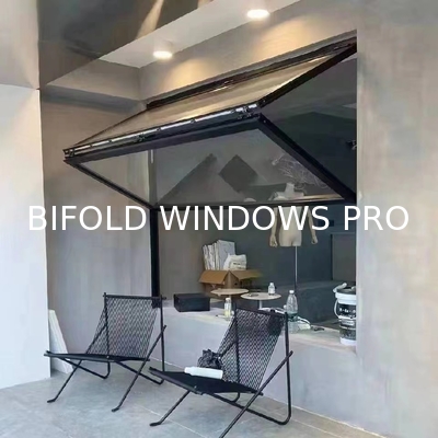 China Aluminum Bifold Window Double Glazing Tempered Glass Aluminium Folding Windows