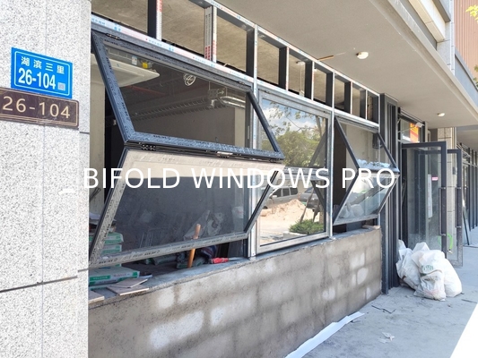 China Aluminum Bifold Window Double Glazing Tempered Glass Aluminium Folding Windows