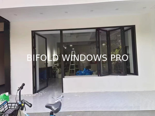Maplemiles Aluminum Folding Window Accordion Horizontal Folding Window Bifold Windows Aluminum Windows