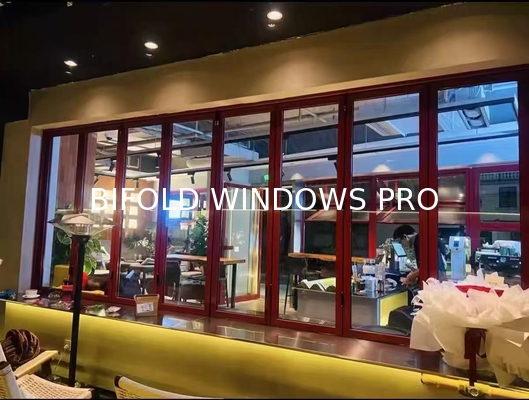 superhouse Australia Aluminum Bifold Window Double Glazing Tempered Glass Aluminium Folding windows Designs