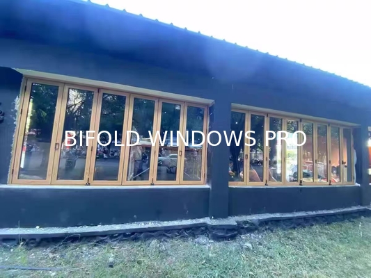 DERCHI Bifold Windows with 2 Square Meters Minimum Order and Customization Options
