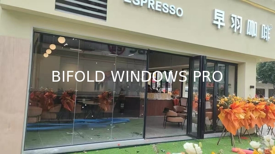 Maplemiles Aluminum Folding Window Accordion Horizontal Folding Window Bifold Windows Aluminum Windows