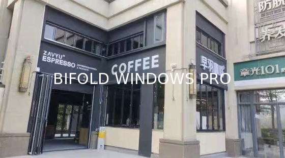 Maplemiles Aluminum Folding Window Accordion Horizontal Folding Window Bifold Windows Aluminum Windows