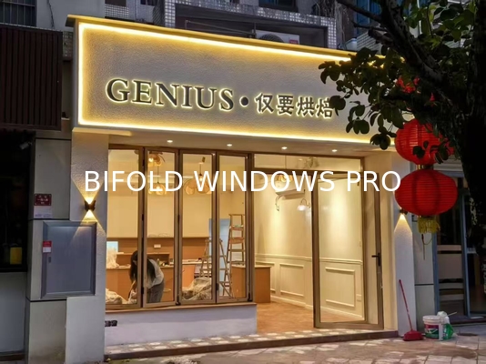 DERCHI Bifold Windows with 2 Square Meters Minimum Order and Customization Options