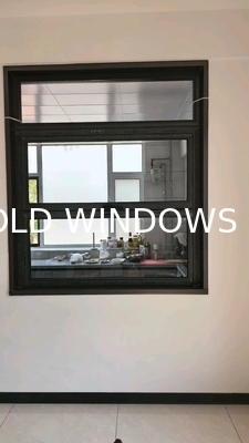 Aluminum Alloy Bifold Windows with Double Pane Tempered Clear Glass and 6063-T5 Extrusion Alloy