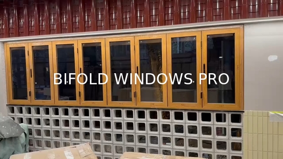 heap Aluminum Glass Windows,aluminum Bifold Folding Window with Thermal Break Folding Foldable Graphic Design Glass