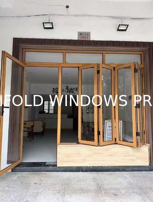 DERCHI aluminum casement windows with 1.8mm profile thickness and double tempered glass for heat insulation and soundproofing