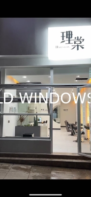 High Quality Bifold windows Aluminum Horizontal Folding Window White