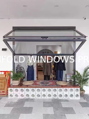 Superhouse Modern Design Multi Functions Folding Glass Windows Tinted Interior Aluminum Sliding Bifold