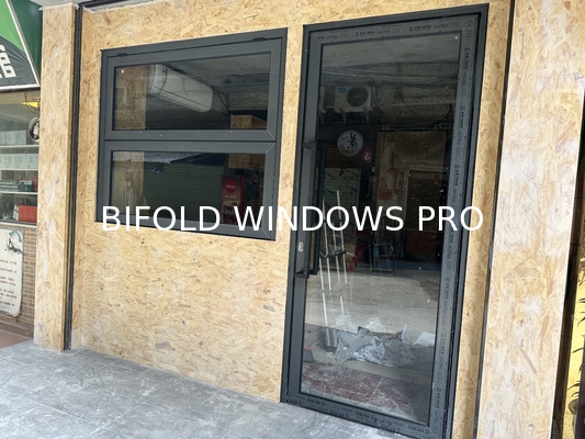 High Quality Bifold windows Aluminum Horizontal Folding Window White