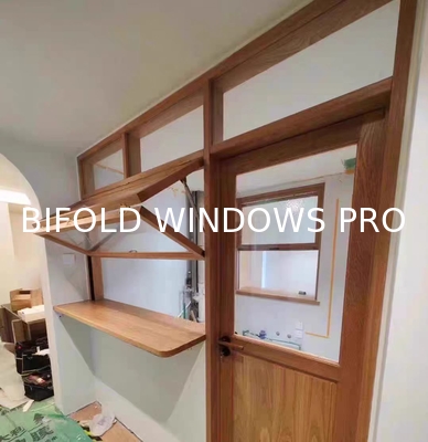Full View Frameless Folding Glass Windows BiFold Window Horizontal Folding Local Window Modern