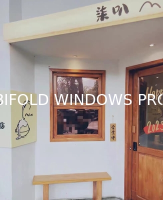 Full View Frameless Folding Glass Windows BiFold Window Folding Local Window Modern