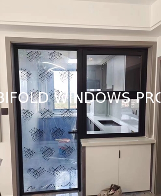 Hot Style Design Block Uv Rays Low E Glass Black Aluminum Commercial Bifold Folding Window Aluminum windows