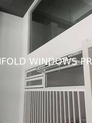 Hot Style Design Block Uv Rays Low E Glass Black Aluminum Commercial Bifold Folding Window Aluminum windows