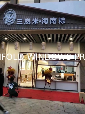 Glass Soundproof Bifold Window: High-Quality Aluminium Folding Windows