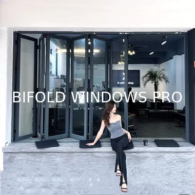 Glass Soundproof Bifold Window: High-Quality Aluminium Folding Windows