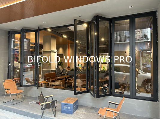 Glass Soundproof Bifold Window: High-Quality Aluminium Folding Windows