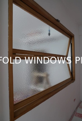 Double Glass Aluminium Alloy Bi-Folding Windows Anti-Theft Sound Insulation Impact Aluminum Frameless Bifold Window