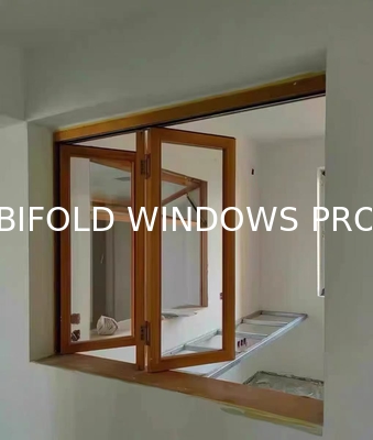 China Aluminum Bifold Window Double Glazing Tempered Glass Aluminium Folding Windows
