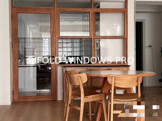 China Aluminum Bifold Window Double Glazing Tempered Glass Aluminium Folding Windows