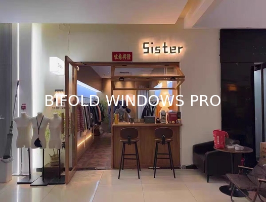 High Quality Hot Sale Frameless Sliding Exterior Glass Folding window