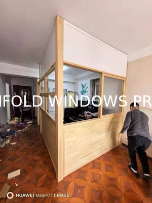 Modern Design Australian Standard Multi Functions Folding Glass windows Interior Aluminum Sliding Bifold Windows