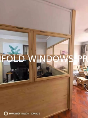 Modern Design Australian Standard Multi Functions Folding Glass windows Interior Aluminum Sliding Bifold Windows