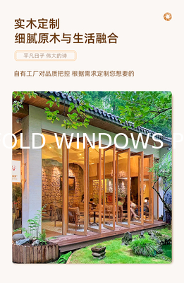 Hot Style Design Wholesale Commercial Use Bifold Folding Windows