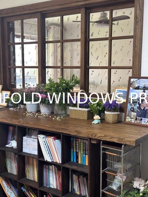 Bi Fold Slide up Top Others Vertical Fold Bifold Commercial Sliding Pass Through Aluminum Glass Window