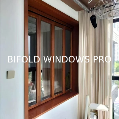 Exterior Bi Folding Window Folding Glass Window Aluminium Bifold windows