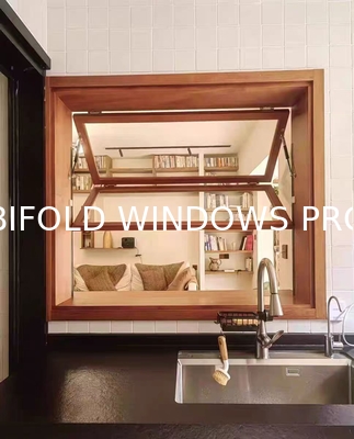 Exterior Bi Folding Window Folding Glass Window Aluminium Bifold windows