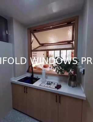 Window for Canada&Usa Market Customized Style and Size Powder Coated Folding Bifold Windows