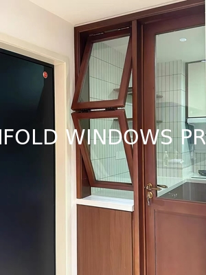 Window for Canada&Usa Market Customized Style and Size Powder Coated Folding Bifold Windows