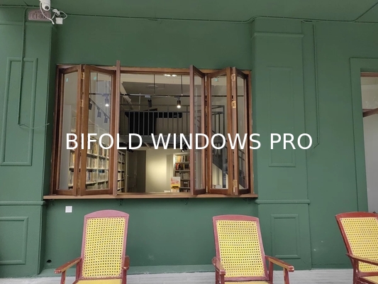 Window for Canada&Usa Market Customized Style and Size Powder Coated Folding Bifold Windows