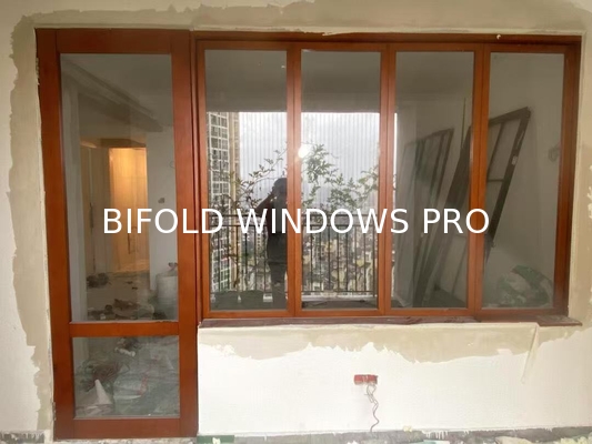 Aluminium Hurricane-Proof Vertical Bifold up Windows Plastic Steel Vertical Folding Design Push-Up Feature Aluminum
