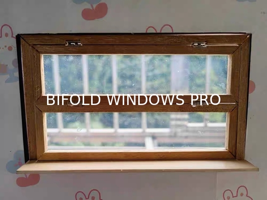 DERCHI Fold up Black Aluminium Bifold Windows Double Glazed Glass Balcony Vertical Folding Window