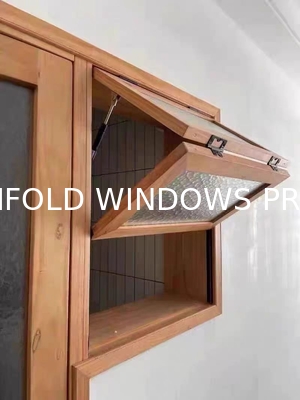 Folding Double Tempered Glass Aluminium windows Multi Fold -up Window Hurricane Proof Folding Windows