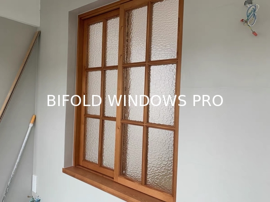 Folding Double Tempered Glass Aluminium windows Multi Fold -up Window Hurricane Proof Folding Windows
