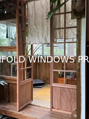 Anti-Theft Insulated Folding Window Bulletproof Hurricane-Resistant Double Glazed Aluminum for Homes