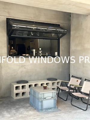 Cafe Folding Windows - Quick-Service Counter Designs