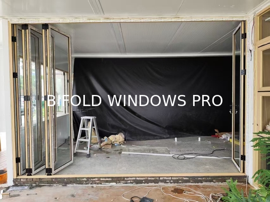 Modern Black Folding Windows - Architectural Statement Frames