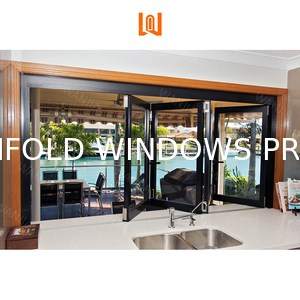 Tempered Glass Folding Windows - Safety Certified EN 12150
