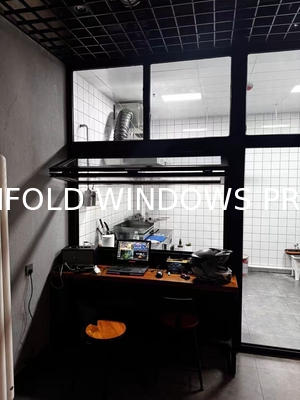 Retail Store Folding Windows - Secure Display Openings