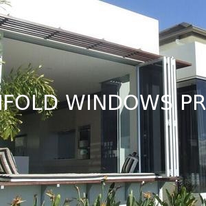 Multi-Direction Folding Windows - Fold Left/Right/Both Sides