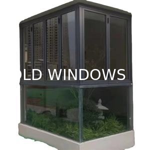 Folding Security Windows with Lockable Panes - Anti-Theft Protection