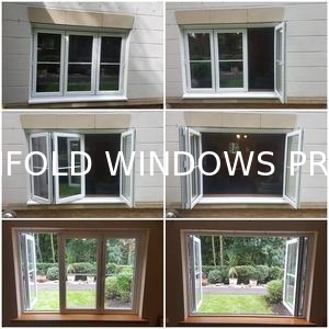 Folding Security Windows with Lockable Panes - Anti-Theft Protection